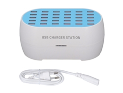 Cargador Usb De 30 Puertos 160w Estación De Carga Rápida Inteligente Con Seguridad Alta 100‑240v Plug Eu