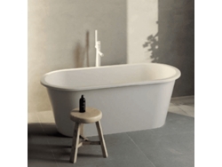 Bañera Exenta Solid Surface Moderna Luanara 156 Cm