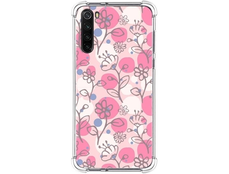 Carcasa Xiaomi Redmi Note 8 (2019/2021) TUMUNDOSMARTPHONE Dibujos Antigolpes Flores 07 Multicolor