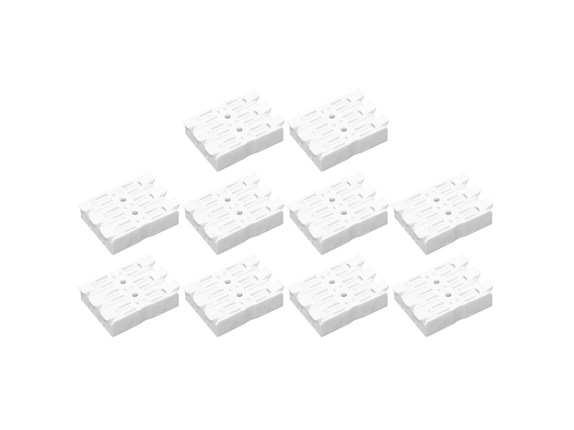 10pcs Terminal De Cable Doble Presión Conector Rápido Para Electricidad Suministros Industriales
