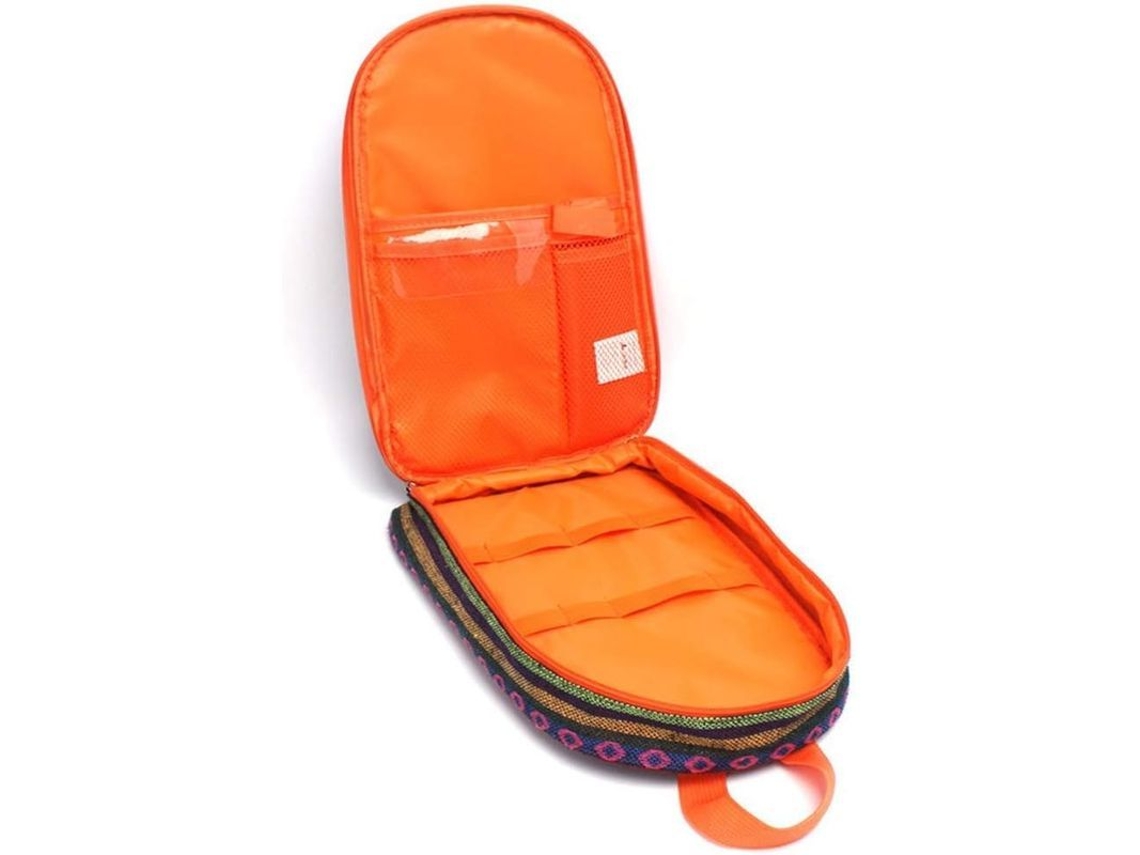 Organizador De Utensilios De Camping Para Viajes Y Cocina Al Aire Libre, Bolsa Portátil Naranja