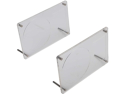 Juego De 2 Elegantes Estuches Transparentes Para Cd, Ideales Para Álbumes De K-pop Y Tarjetas Fotográficas, Perfectos Para El Dormitorio O La Sala De Estar.