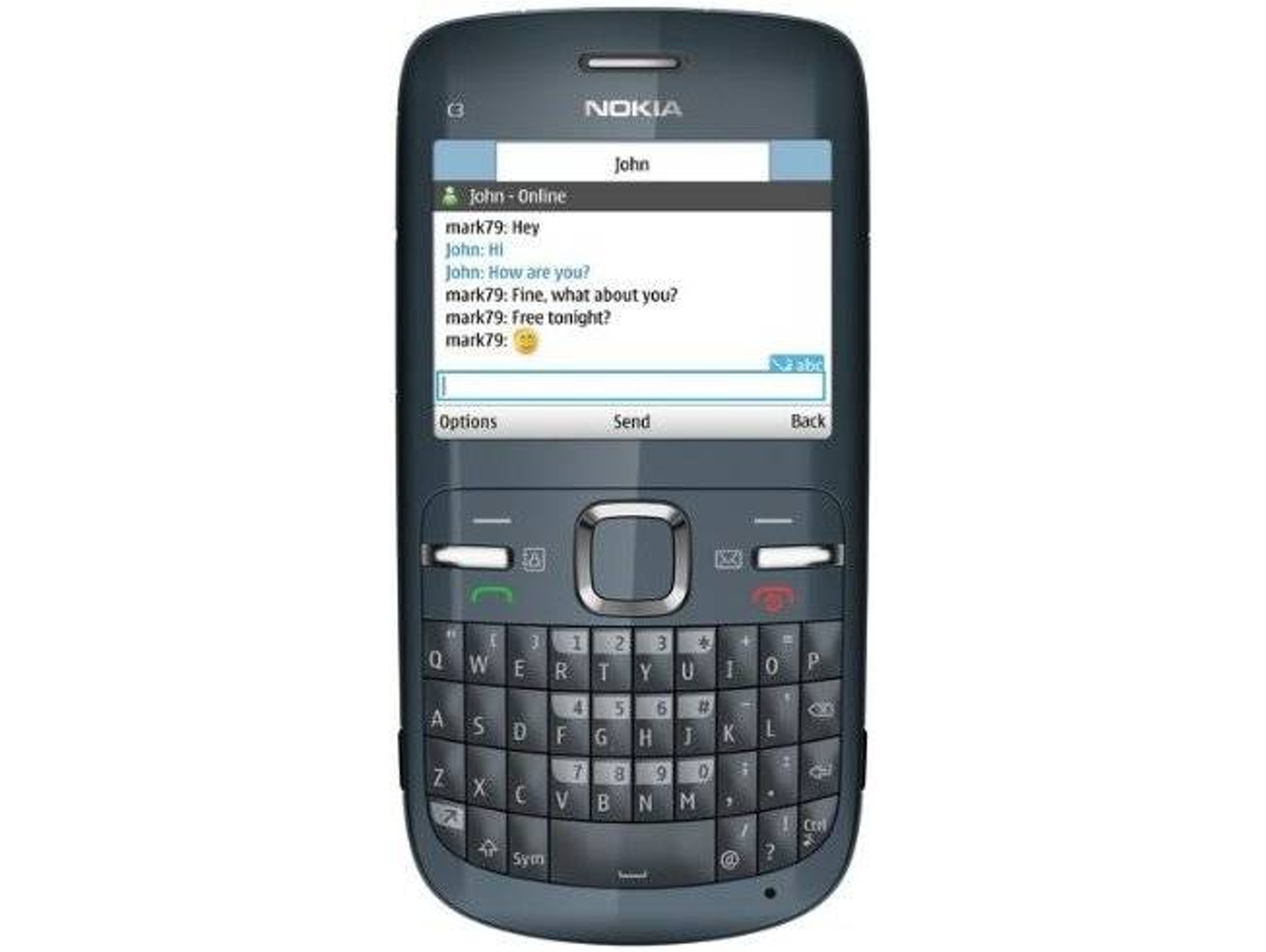 Teléfono móvil NOKIA C3 (Gris)