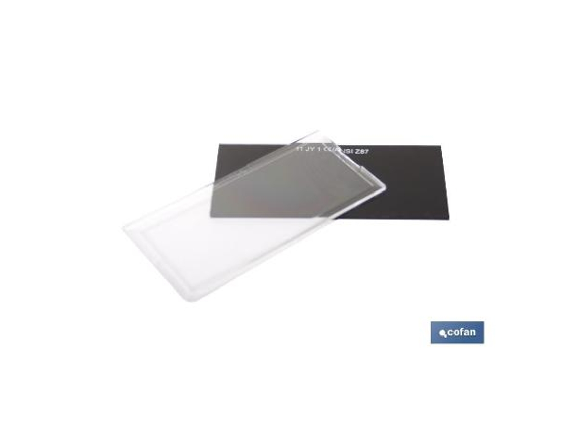 Cristal blanco para soldadura