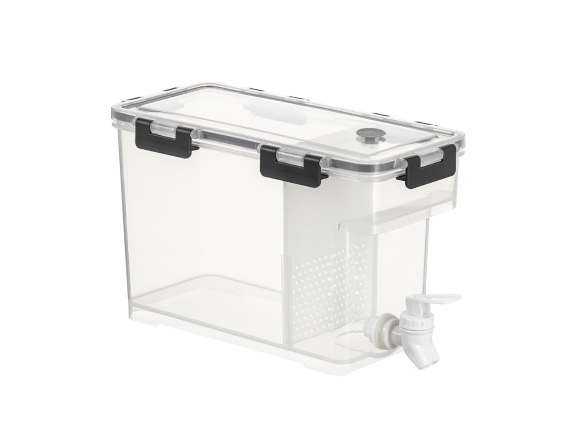 Dispensador De Bebidas De Plástico De 3,5 L Con Grifo Y Filtro Para Refrigerador, Jugo Helado, Fiestas Y Uso Diario.