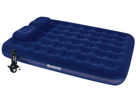 Bestway Colchón inflable con almohada y bomba 203x152x22 cm 67374