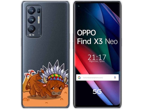 Carcasa Oppo Find X3 Neo TUMUNDOSMARTPHONE Bufalo Multicolor