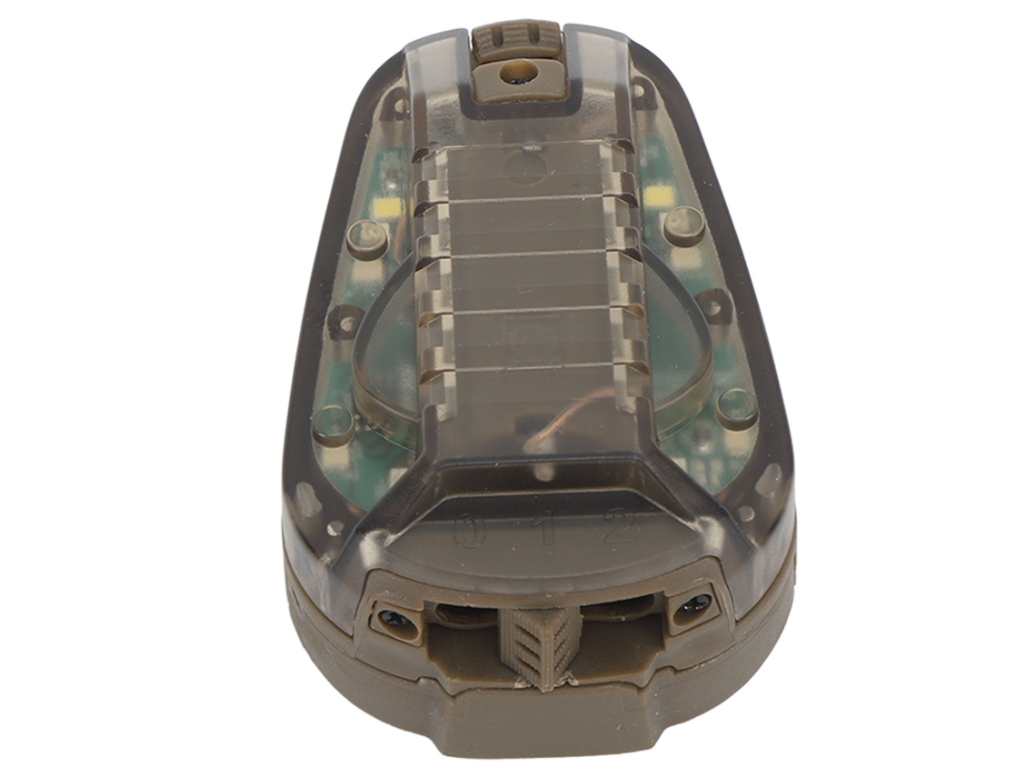 Linterna para casco militar, luz verde, resistente al agua, sin marca.
