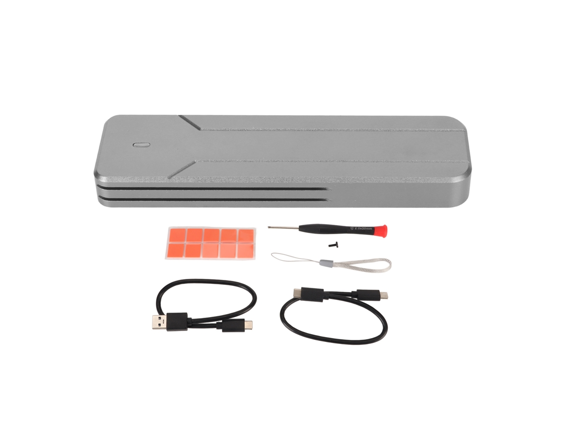 Caja De Ssd Nvme M.2 Usb3.2 Gen2 10gbps M.2 A Type C Para Ssd 2230-2280