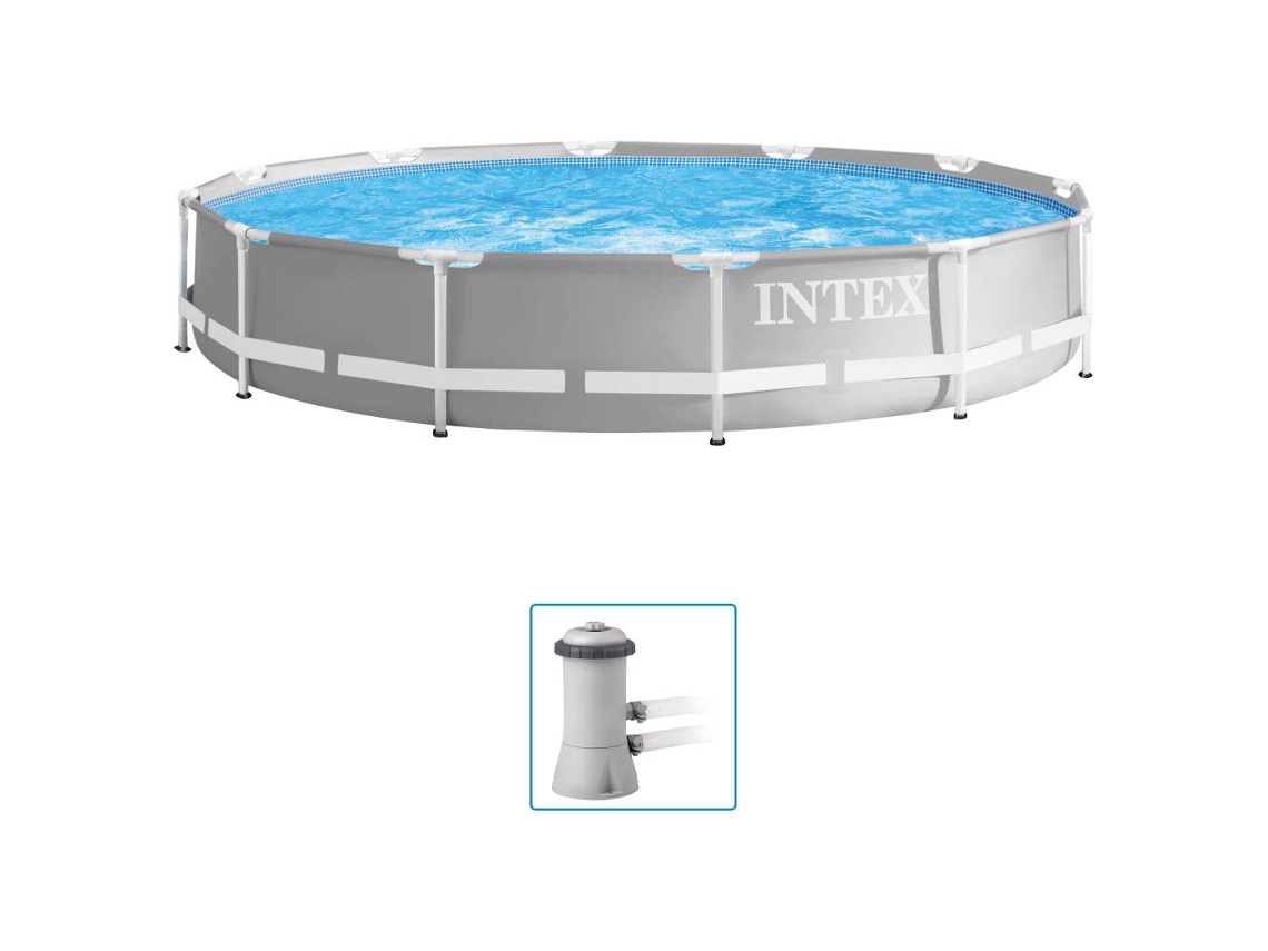 Conjunto de piscina INTEX Poliéster (366 x 76)