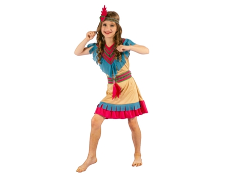 Disfraz de Niña CENTROXOGO India (Tam.: 110-120 CM)