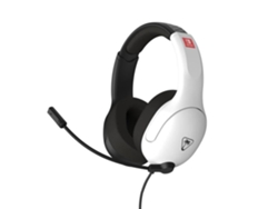 Auriculares con cable Turtle Beach Airlite Fit para Nintendo Switch, color blanco y negro
