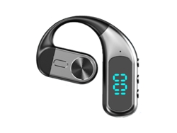 Auriculares Inalámbricos Bluetooth (negros) Con Micrófono Hd Y Pantalla Led.