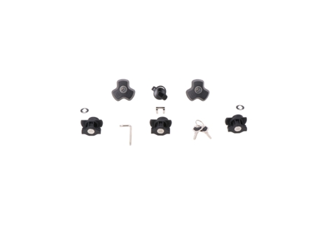 Kit de cerraduras para maletas rígidas de moto con 3 cerraduras 1 kit de cerraduras 2 antirrobos SW-MOTECH TRAX