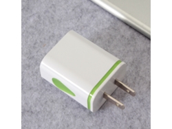 Cargador (puerto Usb Dual Luz Led Gotas De Agua) Cargador De Viaje Para Teléfonos Inteligentes