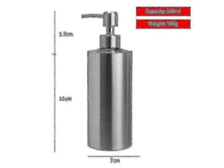 Dispensador de jabón de acero inoxidable de 550 ml, botella vacía, bomba de espuma, gel de ducha Rosewell