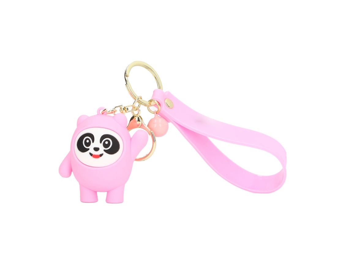Llavero Con La Mascota De Los Juegos Olímpicos De Invierno 2022 Del Panda Rosa, De Silicona, Ideal Para Bolsos.