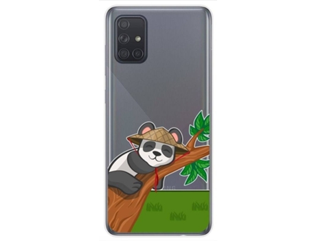 Carcasa Samsung Galaxy A71 TUMUNDOSMARTPHONE Dibujos Transparente Multicolor