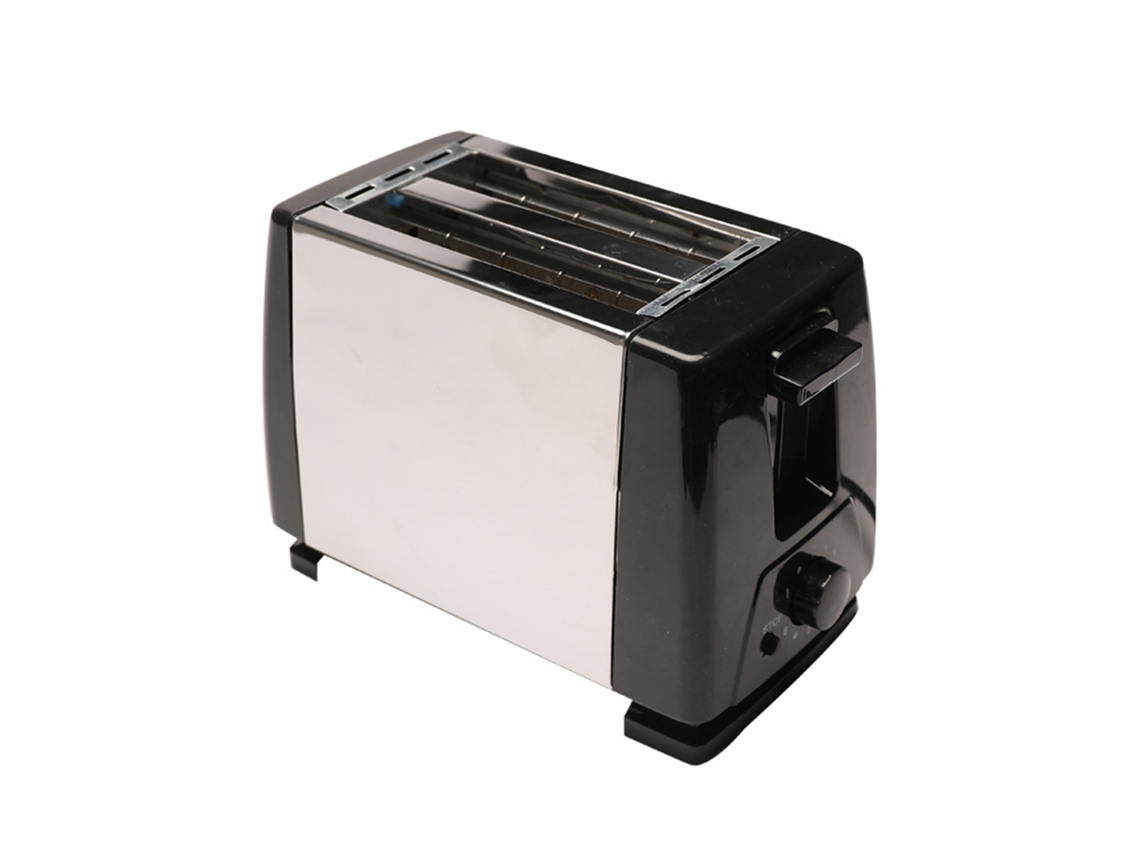 Tostadora Automática Multifuncional Con 2 Rebanadas Y Ranuras Anchas Para Uso Doméstico, Bandeja Recogemigas, Color Negro.