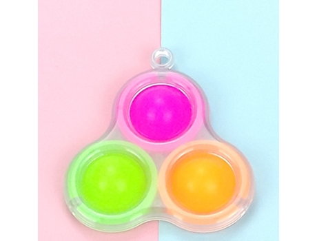 Simpl gantungan kunci peredup aksesori jimat mainan untuk pria wanita anak-anak sederhana gantungan kunci antistress cincin hadiah mainan fidget