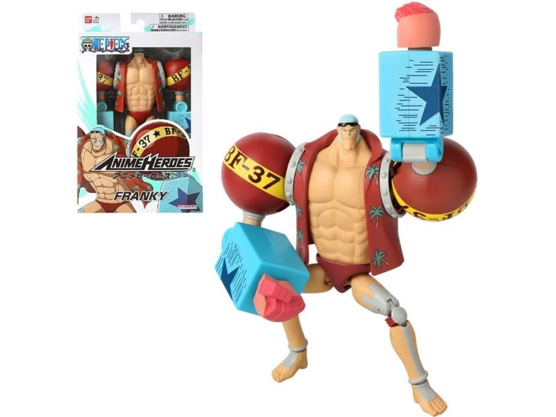 Figura de Héroe de Anime - BANDAI NAMCO - One Piece - Franky - 17 cm