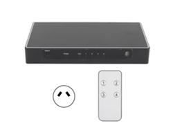 Conmutador Hdmi 4x1 4k 60hz 6gbps 2.0v Plug And Play Control Remoto 4 Entradas 1 Salida