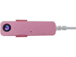 Cámara de grabación Full HD con micrófono, compacta y portátil, cámara digital intensa para transmisión en vivo y grabación de viajes Yizhood (rosa)