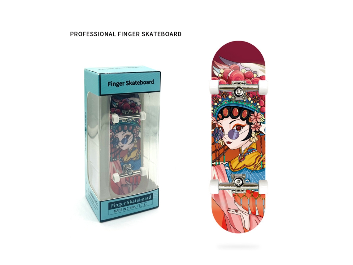 Patineta de dedos profesional hecha de madera de arce natural, tamaño pequeño, 29x99 mm, YUYSAN szhy03