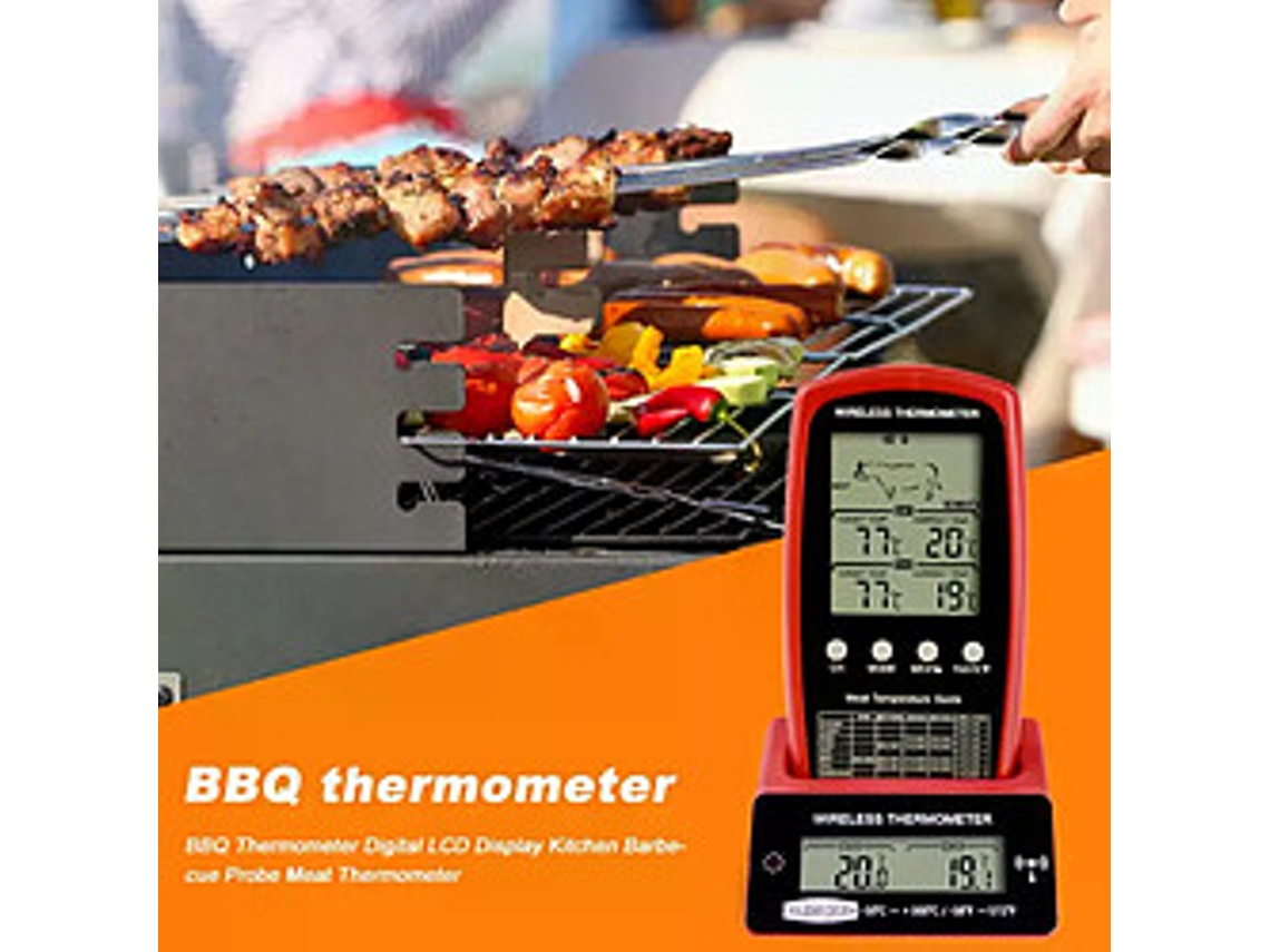 Termómetro digital OEM para barbacoa con dos sondas