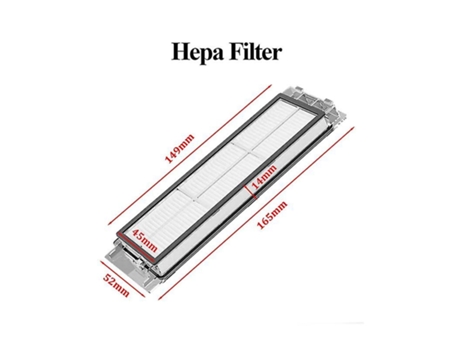 Filtro hepa escova principal escova lateral para xiaomi 1 1s mi