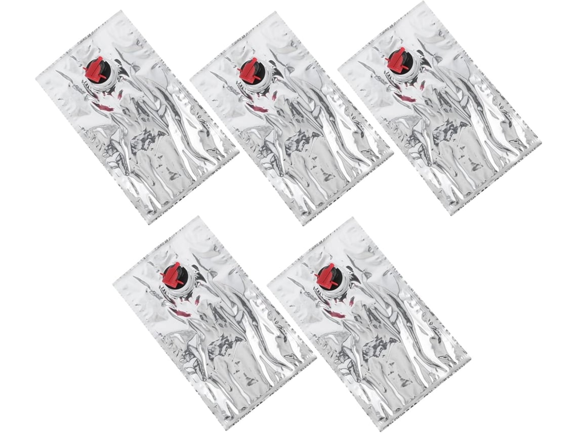 Nuobesty Juego De 5 Bolsas Reutilizables Para Vino De 5 Litros Con Boquilla Para Verter, Paquete Portátil Para Bebidas.
