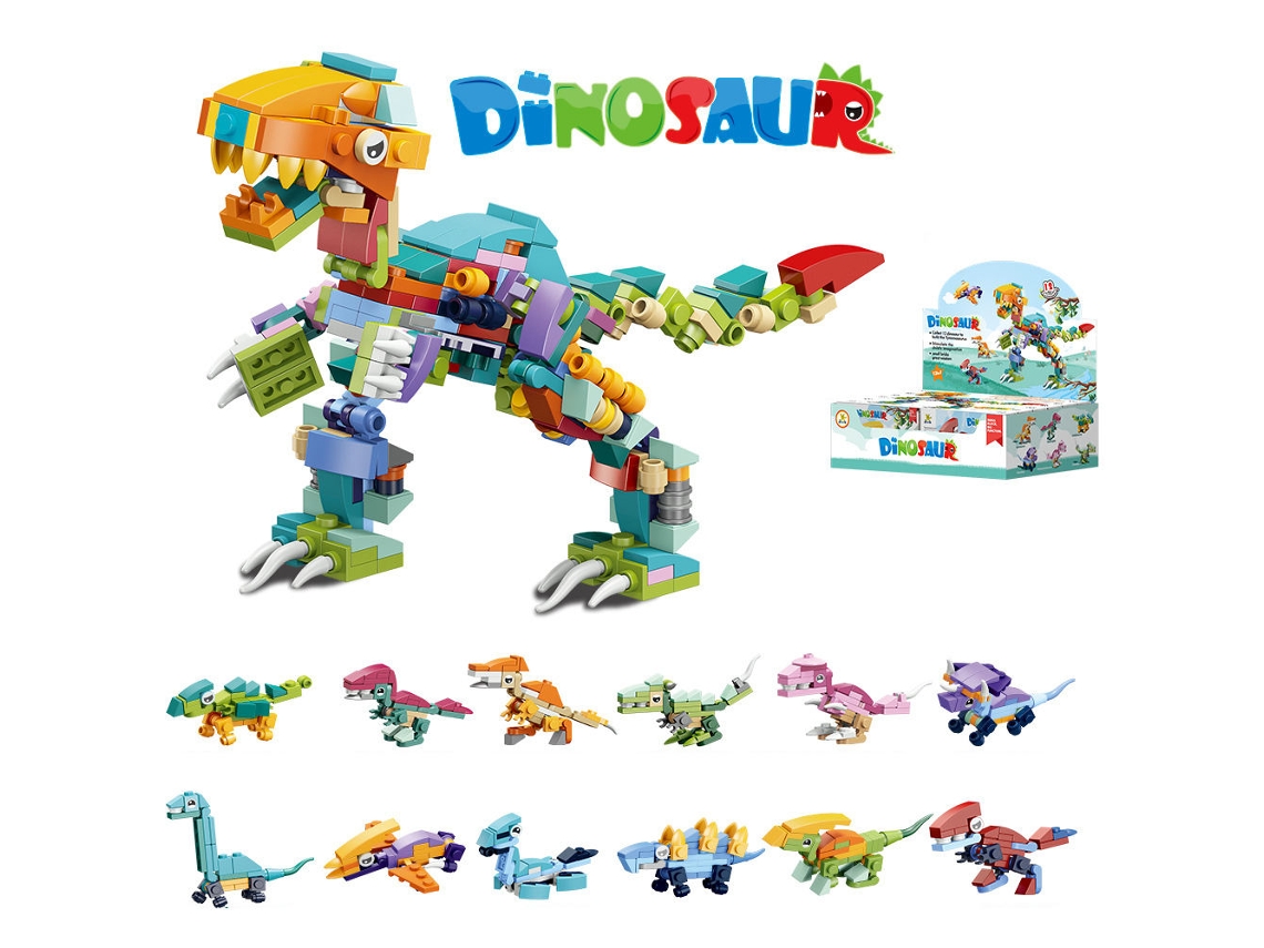 Bloques de construcción del dinosaurio Tiranosaurio Rex 12 en 1 DIGITALLAB
