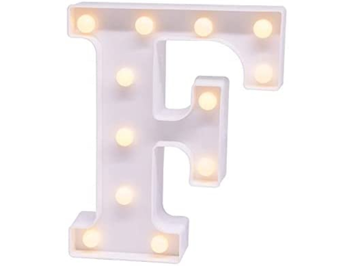 Letras Com Luzes Led Para Decoração De Interiores F