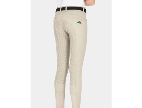 Pantalones de Equitación para Niña EQUILINE (8/9 Años - Beige)