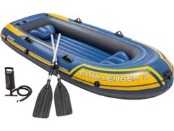 Barca Hinchable con Remos INTEX Challenger 3 (295 x 137 x 43 cm)