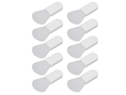 10 Brochas De Mascarilla De Silicona Portátiles Suaves Para Belleza Facial, 10 Piezas, No Daña La Piel