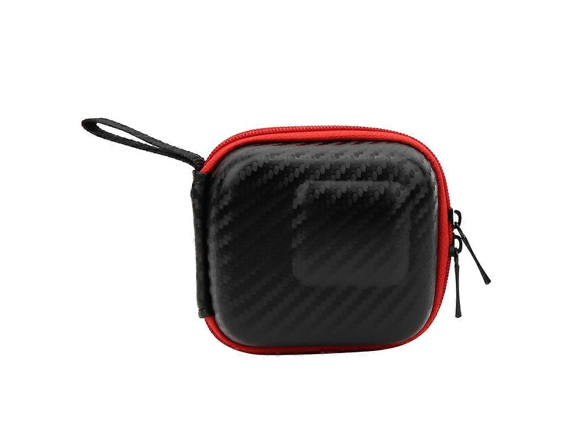 Bolsa de almacenamiento portátil pequeña para cámara deportiva DJI Osmo Action/GoPro, funda protectora Facpoet (roja)