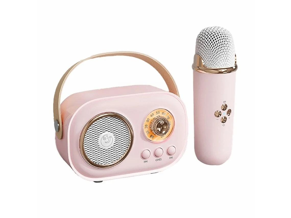 Mini máquina de karaoke para niños, altavoz Bluetooth portátil, mini máquina de karaoke para niños y adultos, regalos de Yizhood Machine