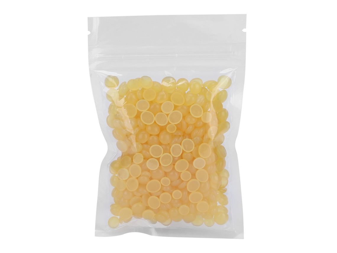 Cera Depilatoria En Perlas Dura 50g Limón Para Hombre Y Mujer Uso En Casa O Salón