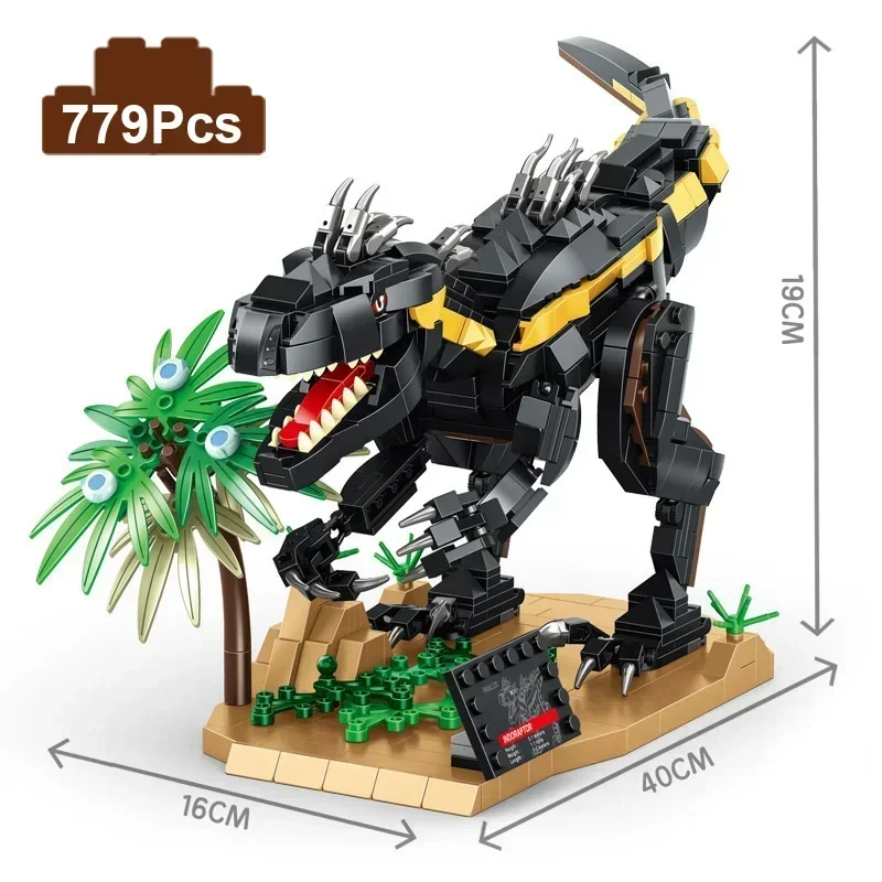 (indominus Rex) Brinquedo De Blocos De Montar Tiranossauro Rex, Blocos De Montar Do Parque Dos Dinossauros Mosassauro Do Jurássico