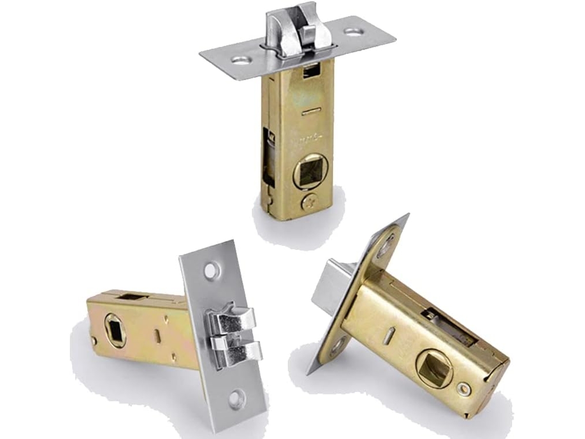 Cerradura De Cilindro Europea Barril Cerrojo Simple Para Baño Cuerpo Puerta Varios Márgenes Acolchado Lengüeta