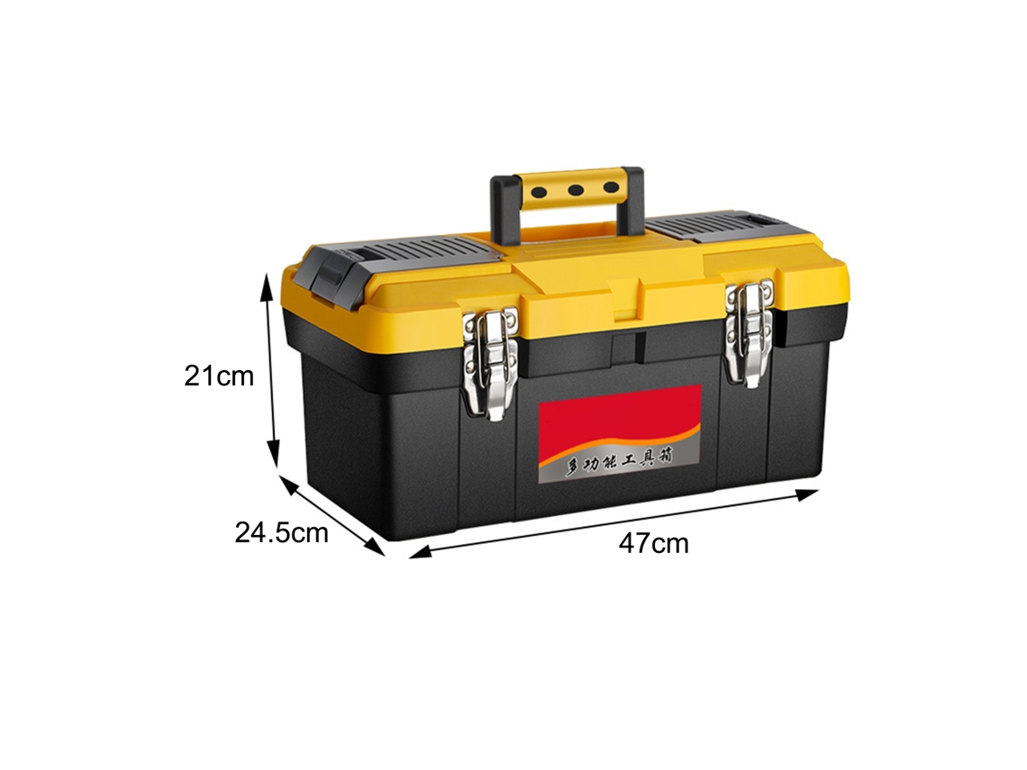 Caja De Herramientas De Doble Capa (portátil Y Para Uso Doméstico)