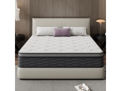 Dewinner Colchón 150 X 190 X 27 Cm Espuma Viscoelástica, Muelles Individuales,altura 27 Cm, Absorbe La Humedadtranspirable