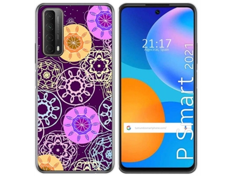 Carcasa Huawei P Smart 2021 TUMUNDOSMARTPHONE Dibujos Multicolor