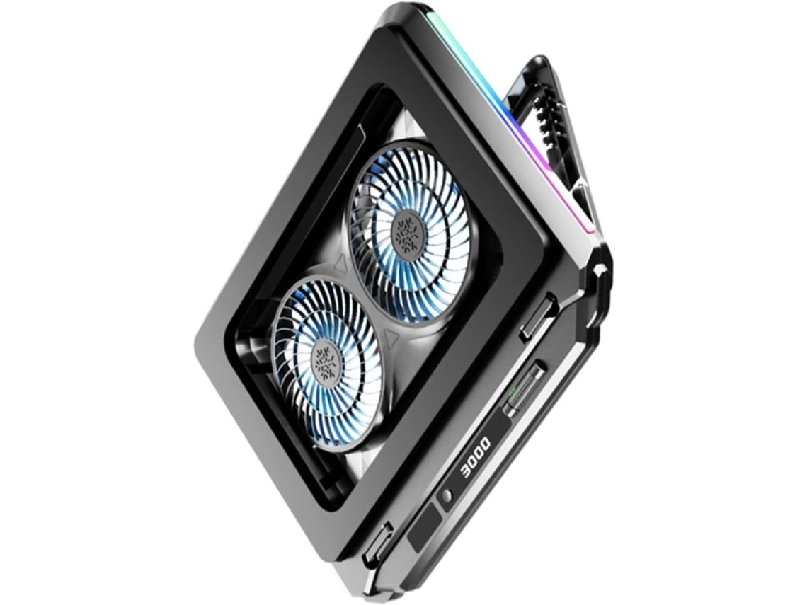 Base De Refrigeración Para Ordenador De Juegos Con Dos Ventiladores Turbo Y