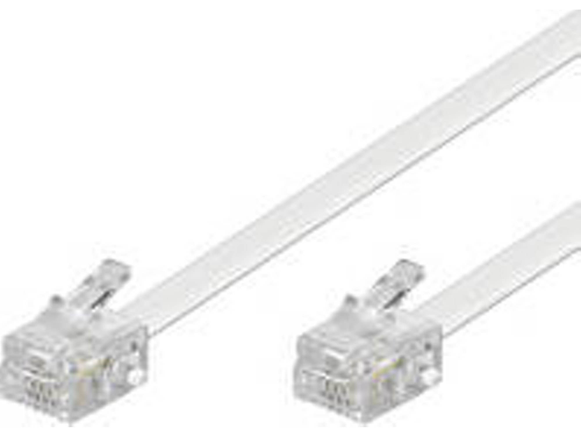 Cable telefónicos GOOBAY 3m RJ-11 Cable
