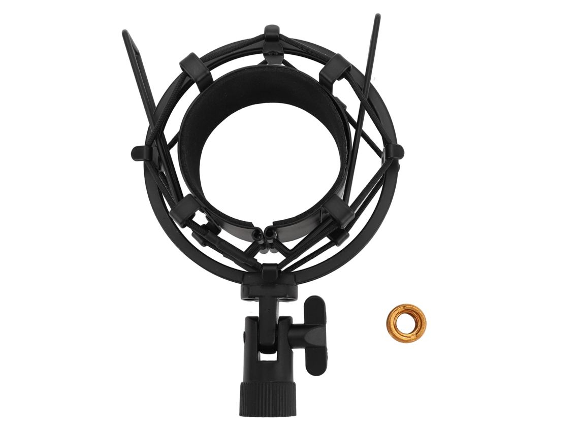 Soporte De Micrófono Antivibración De 55-65 Mm Con Clip Para Montaje Antivibración, Ideal Para Grabación En Estudio Y Radiodifusión.