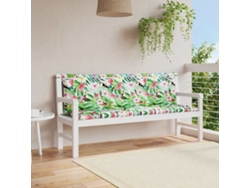 Cojines para banco de jardín, 2 unidades, 150x50x7cm, tela multicolor HARLANV1