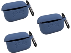 Juego De 3 Fundas De Silicona Ligeras Y Resistentes A Los Arañazos Para Auriculares Con