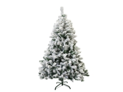 Árbol de Navidad Nevado Artificial con Nieve Blanco 180cm SELEOK